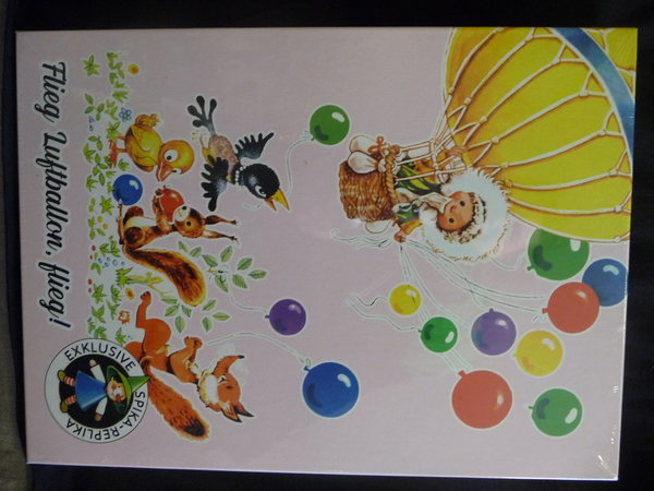 nostalgisches Würfelspiel "Flieg Luftballon, flieg"